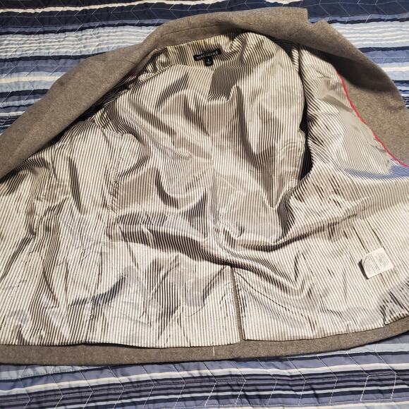 J. Crew Mercantile Size 2 Gray Schoolboy Blazer Wool Blend Preppy Academia - Picture 6 of 13